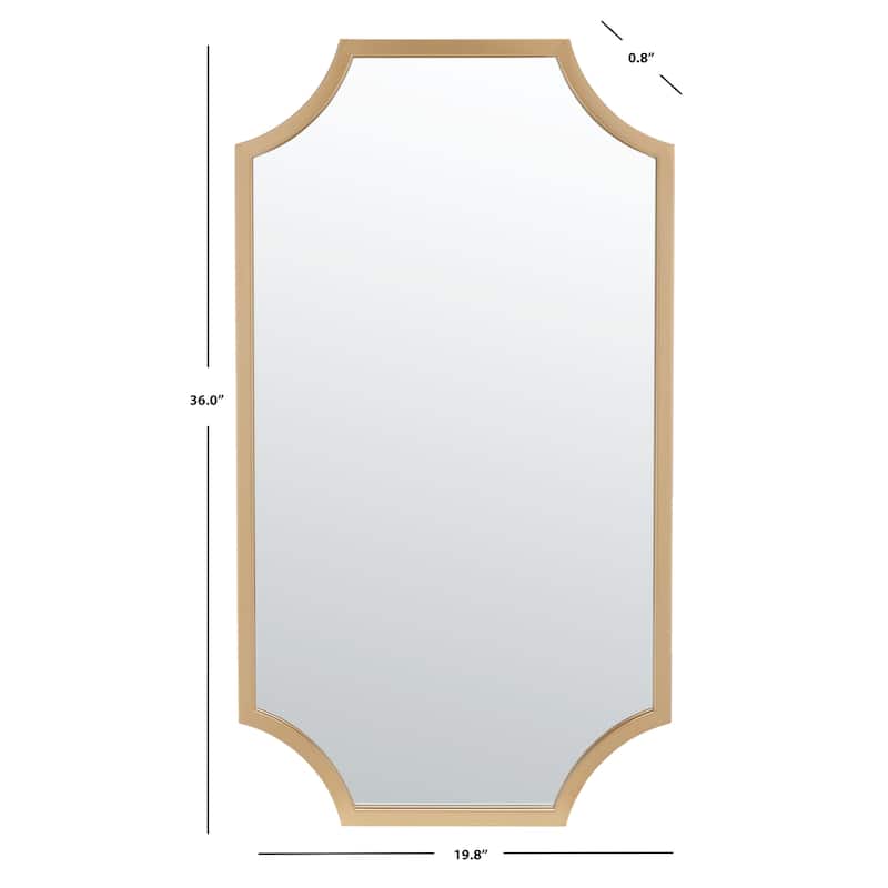 SAFAVIEH Shanelle 20 x 36-inch Rectangular Mirror - 19.8" W x 0.8" D x 36" H