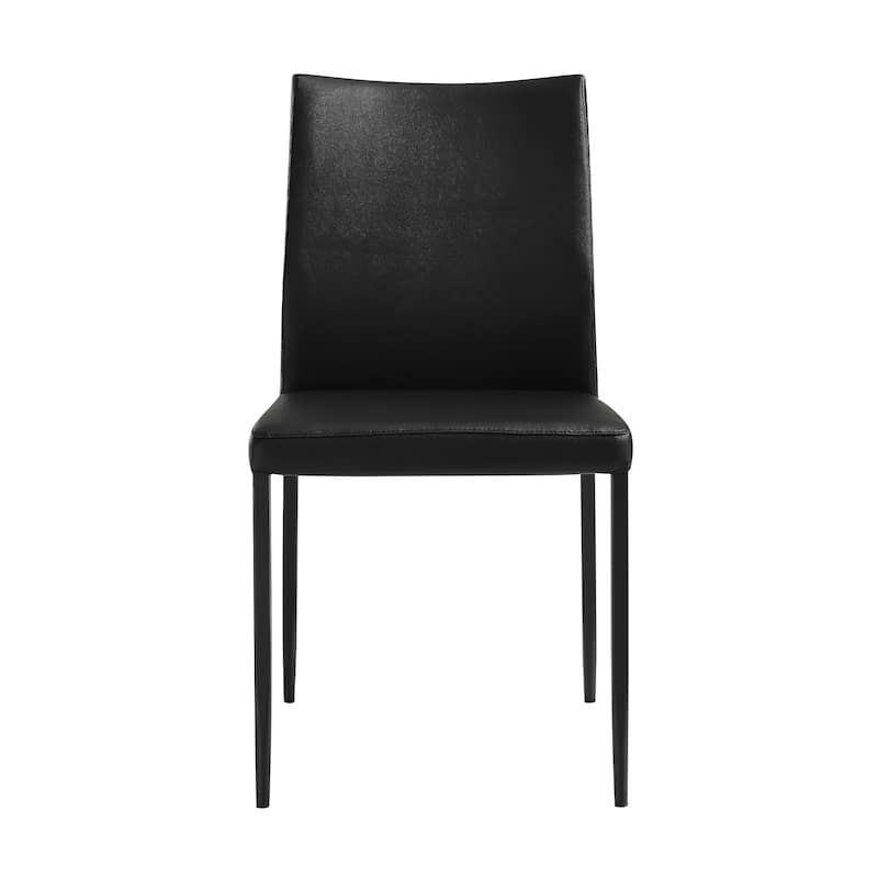 Kash Faux Leather Upholstered Parsons Dining Chairs - Set of 2