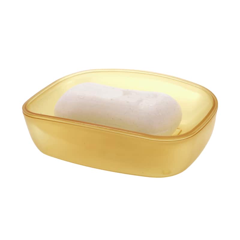 Waterproof with Cover Soap Holder for Bathroom 5.51"x4.13"x1.65" 1 Pc