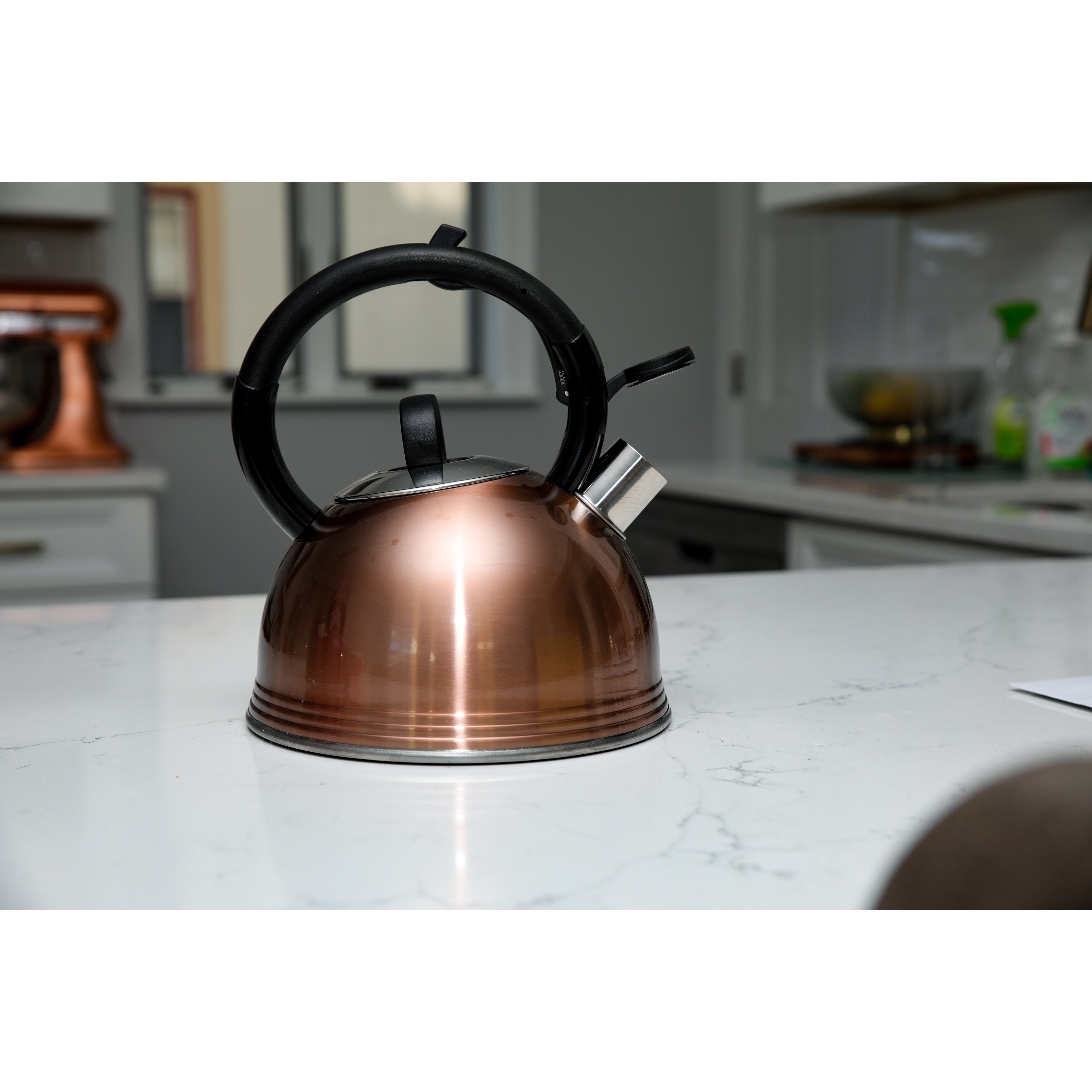 Copper whistling deals kettle
