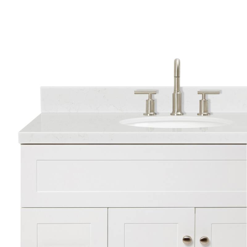 Ariel F042SCQOVO Hamlet 42" Free Standing Single Basin Vanity Set with
