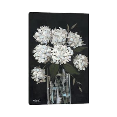 iCanvas "White Hydrangeas I" by Kate Sherrill Canvas Print