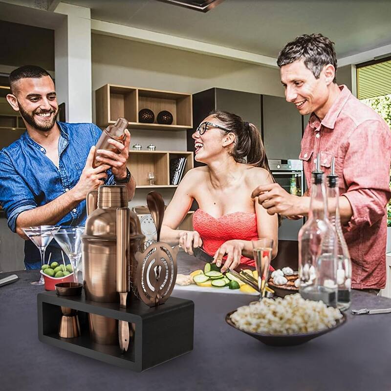 Cocktail Shaker Set Bartender Kit for Home Bar Mixology Cocktail Bar