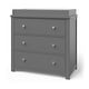 preview thumbnail 10 of 60, Forever Eclectic Harmony 3-drawer Dresser with Dressing Kit Cool Grey