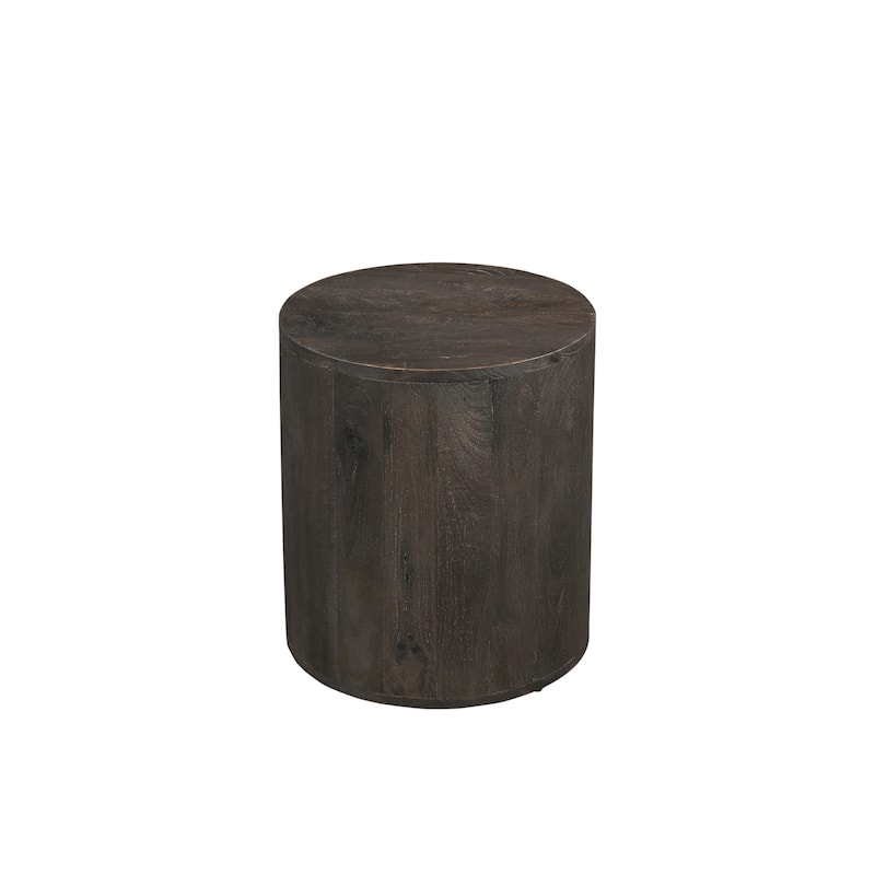 Caden Wood Drum Coffee Table