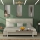 preview thumbnail 10 of 9, River of Goods Malachi Gold Metal Triple Leaf Shade 24-Inch Ceiling Light - 24" x 24" x 5.25"