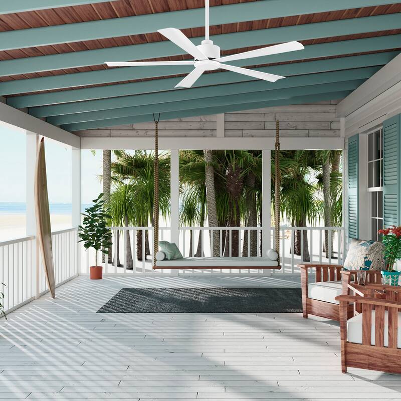 52-Inch 5-Blade Ceiling Fan with Remote without Light
