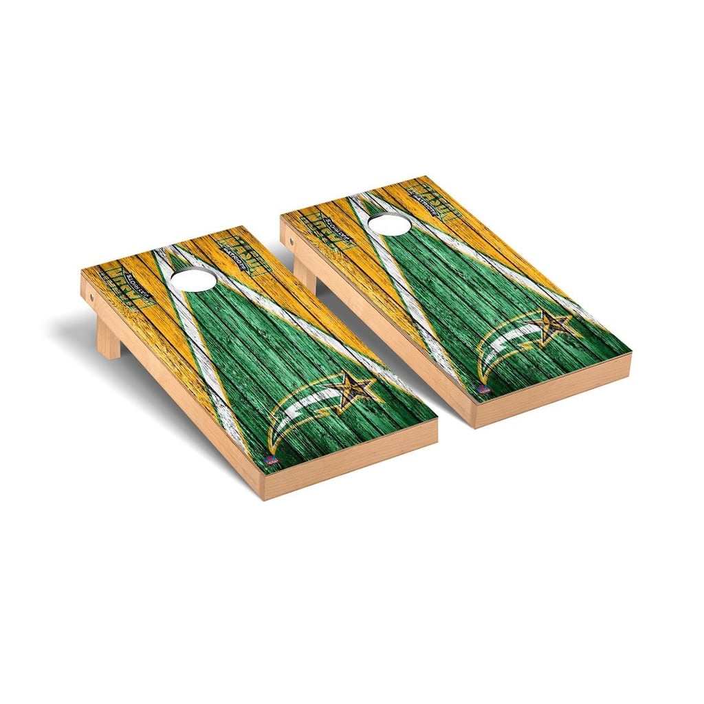 George Mason Patriots Triangle Cornhole Board Set