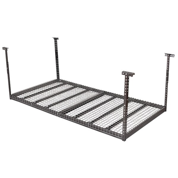 Shop Costway 4'x8' Heavy Duty Overhead Garage Ceiling Storage Height