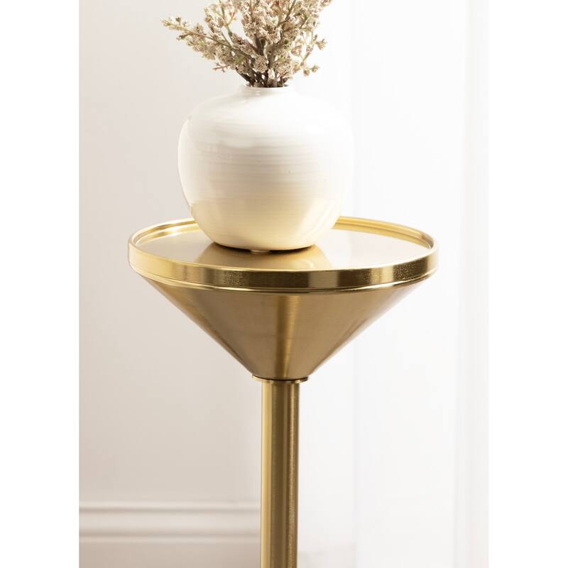 Kate and Laurel Frisk Metal Drink Table