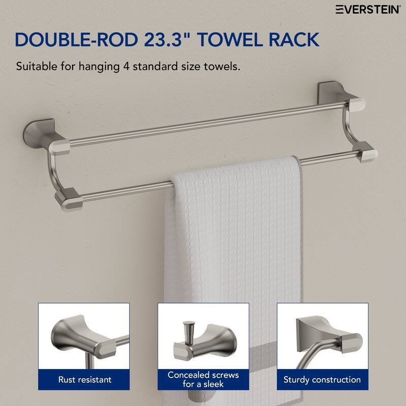 4-Piece Bathroom Hardware Set Bathroom Accessory Set