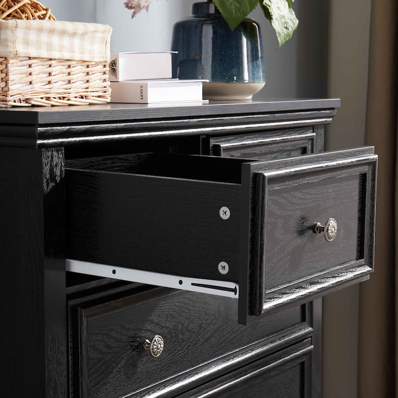 Modern 6 Drawers Dresser 6 Drawers Cabinet,Chest of Drawers Closet Organizers and Storage Clothes Storage Drawers Cabinet