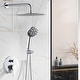 preview thumbnail 40 of 74, WOWOW Wall Mount 9-Spray Shower Faucet with Handshower