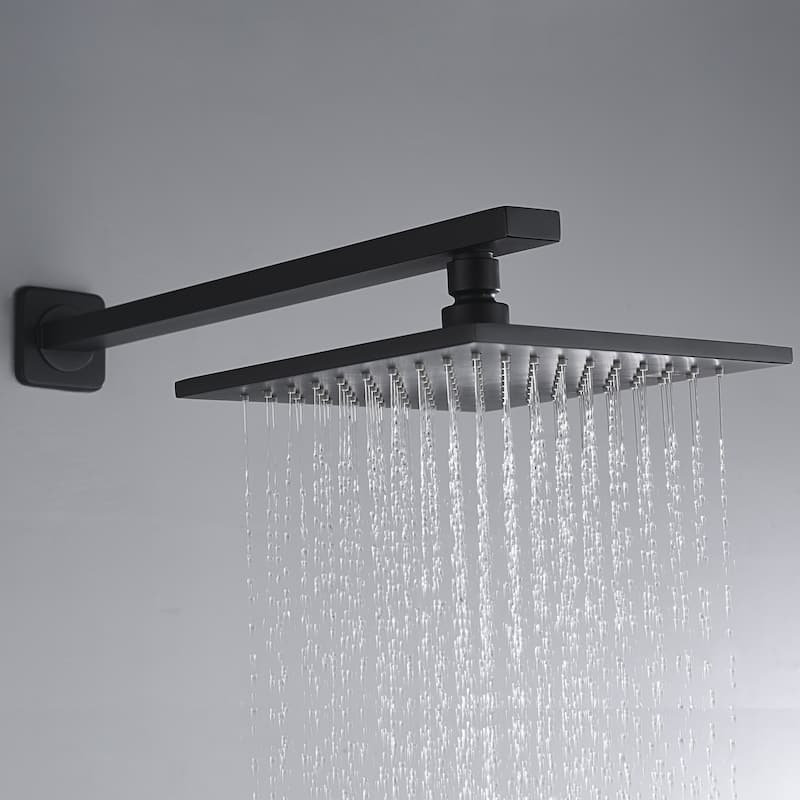 ANZZI Viace Series 1-spray Fixed Showerhead in Polished Chrome