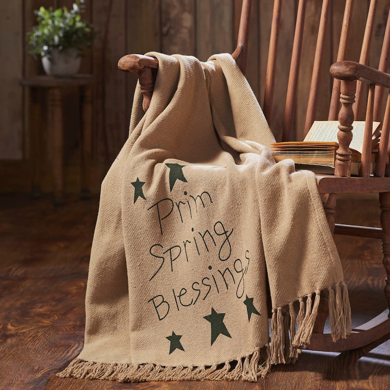 Spring In Bloom Woven Throw 50x60
