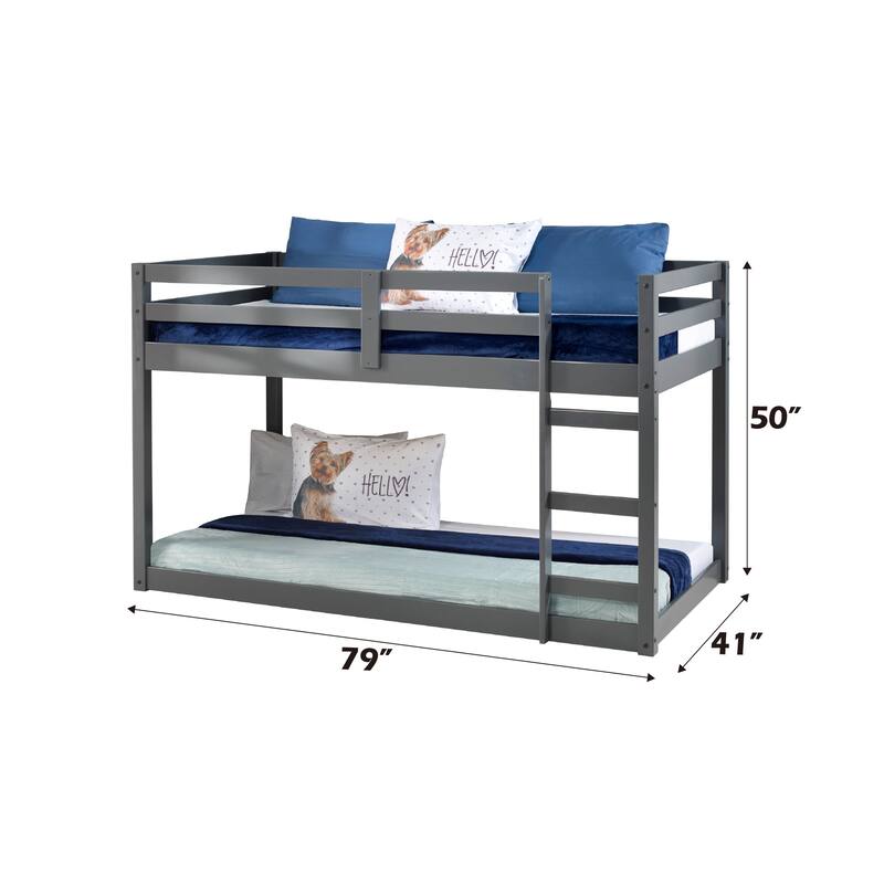 Versatile Twin Loft Bed with Integrated Slat System for Enhanced Comfort