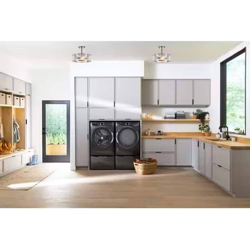 2 Light bulbs light silver light fixture glass, metal ceiling light