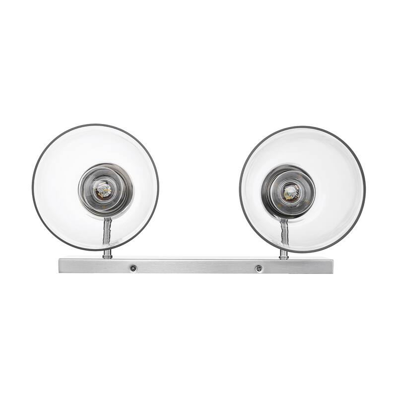 Golden Lighting Remy 2-light Vanity in Pewter - Silver