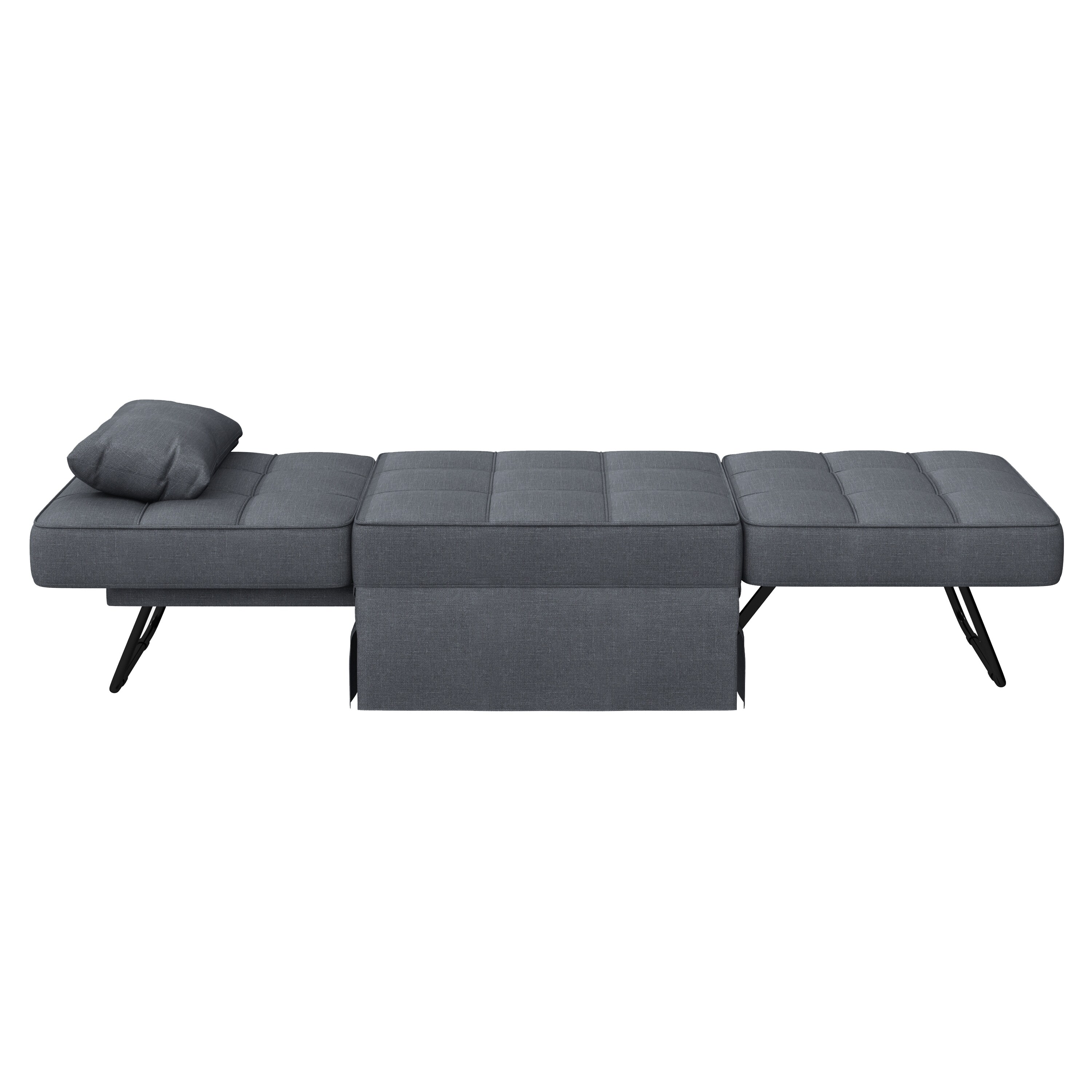 Convertible Futon Sofa Bed Sleeper Sofa Chair Couch Folding Ottoman Back  Adjustable for Living Room - On Sale - Bed Bath & Beyond - 35665771