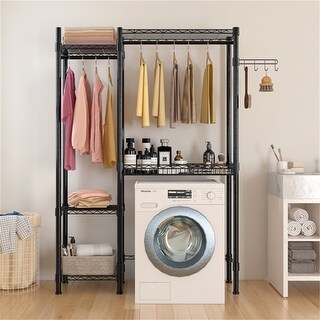 Double-layer Clothes Rack - Bed Bath & Beyond - 38944113
