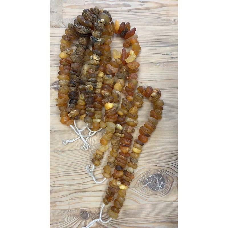 Artissance 15"W Long Africa Raw Ember On String - Large