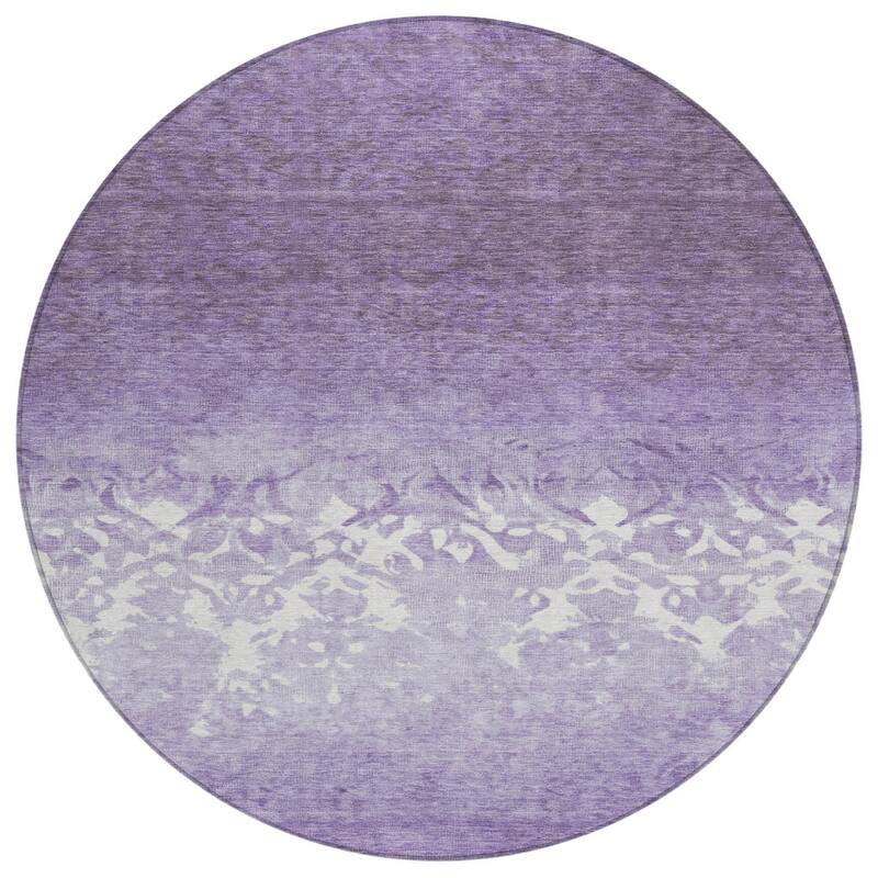 HomeRoots Damask Transitional Rectangle Outdoor Rug