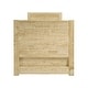 preview thumbnail 5 of 41, Taylor & Olive Begonia Twin Bed with Twin Trundle & 3 Built in Drawers
