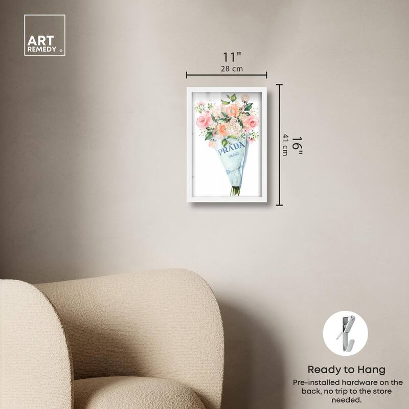 A World of Flowers Shadowbox by Art Remedy