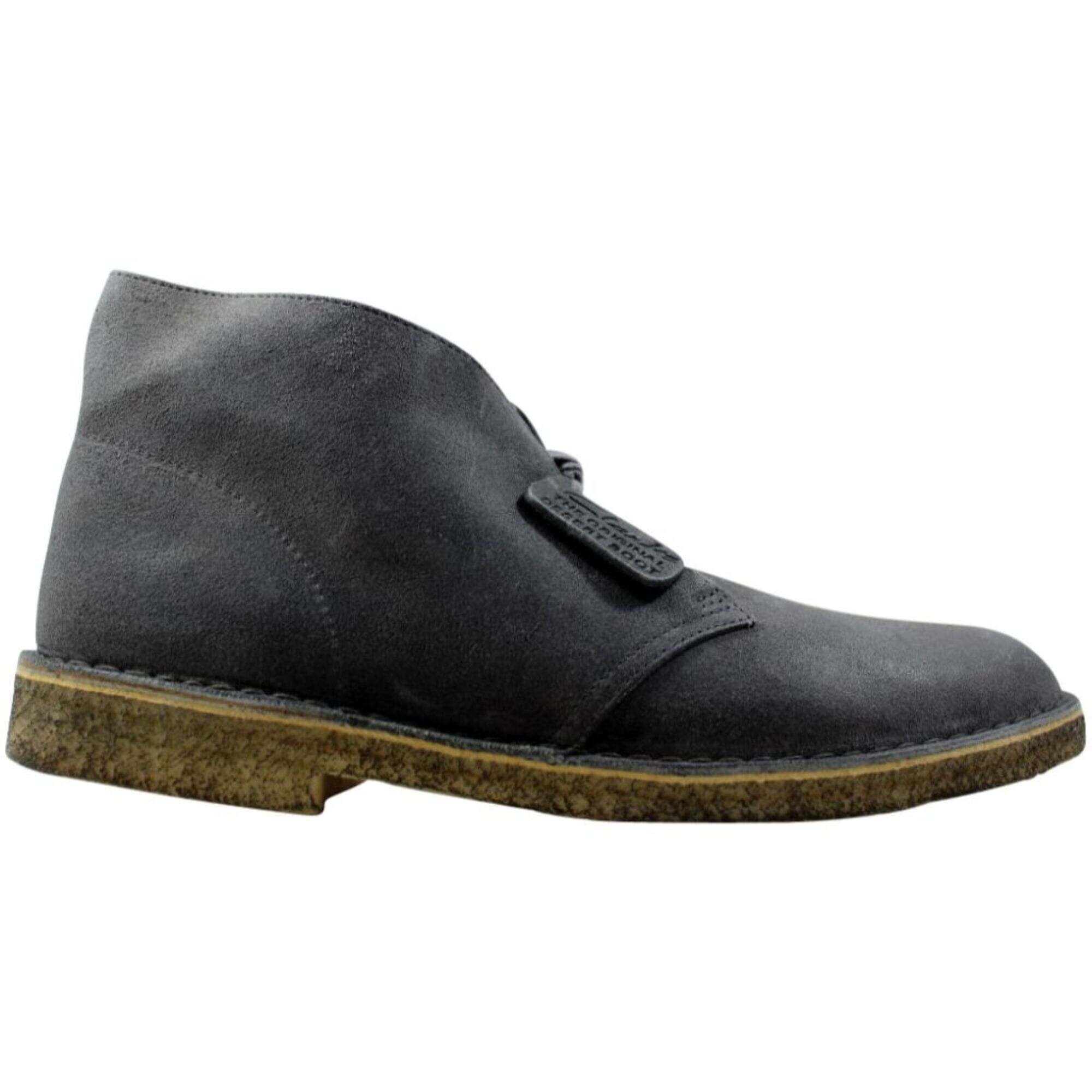 mens desert boots grey