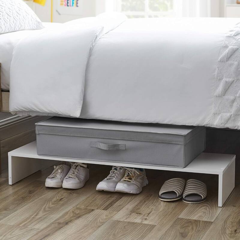 Yak About It® Bi Level Shoe Storage Organizer by DormCo