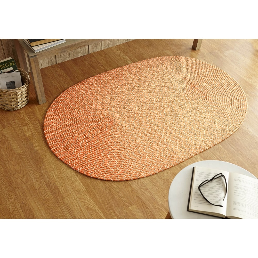 Better Trends Sunsplash Braid 100% Polypropylene Stain Resistant & Double Sided Reversible Indoor-Outdoor Area Utility Rug