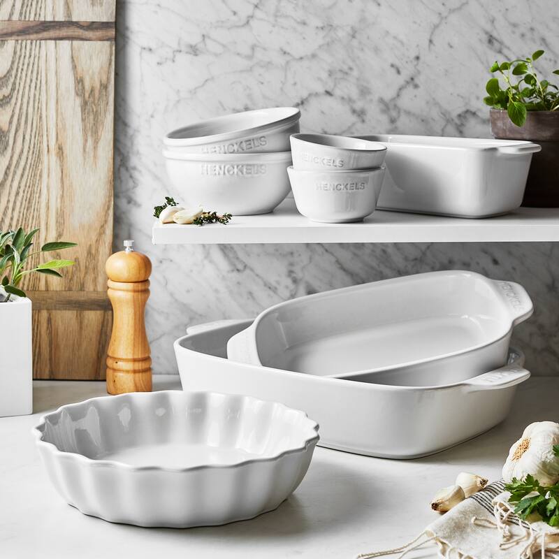 HENCKELS Ceramic 8-pc Mixed Bakeware & Serving Set