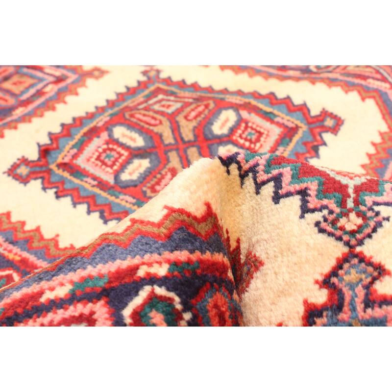 ECARPETGALLERY Hand-knotted Konya Anatolian Beige Wool Rug - 1'9 x 9'6