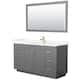 Option Dark Gray / Giotto Quartz Top / Brushed Gold