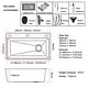 preview thumbnail 11 of 19, Stainless Steel Drop In Single Bowl Kitchen Sinks with Faucet