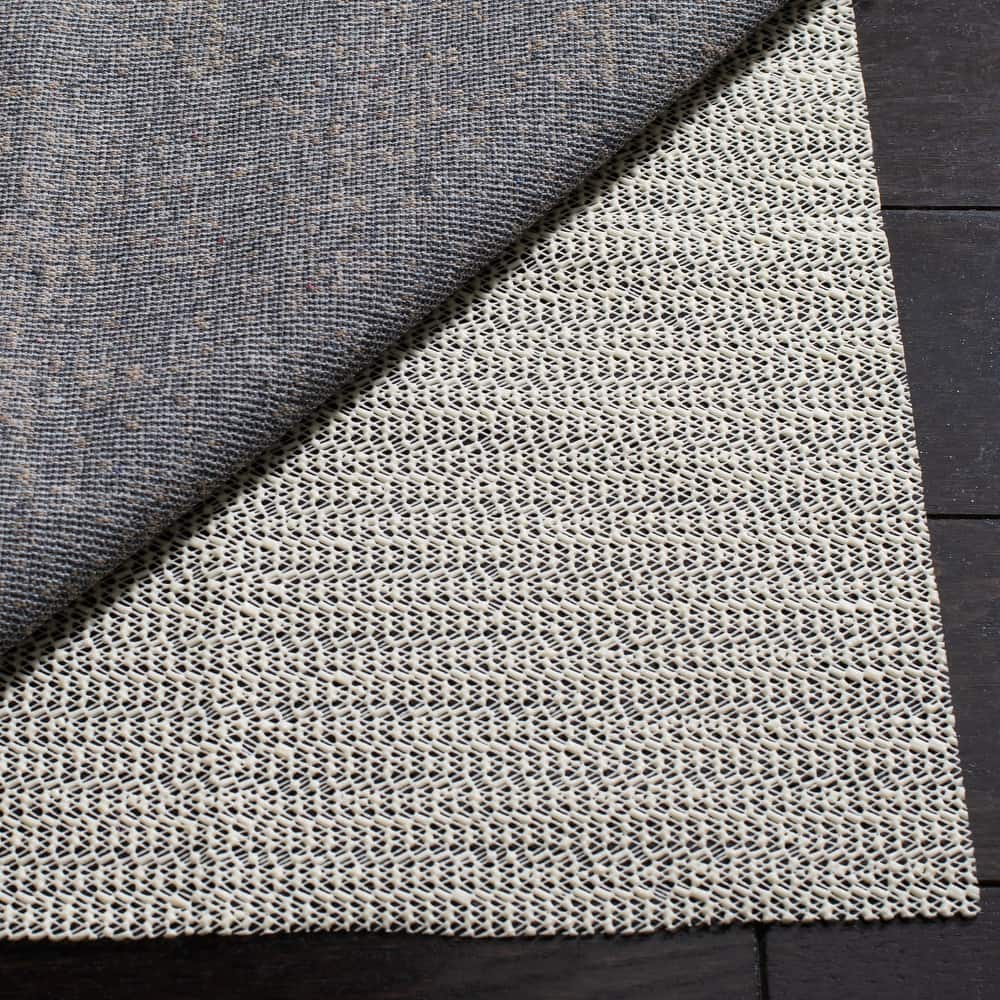 SAFAVIEH Ultra Rug Pad 1" Extra Thick with Open Weave Pattern - Slip Resistant & Trim-to-Fit - White