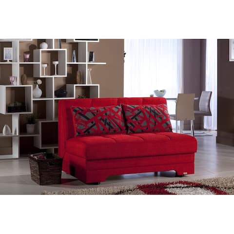 Fully Assembled Tango Full Size Sleeper Loveseat with Storage