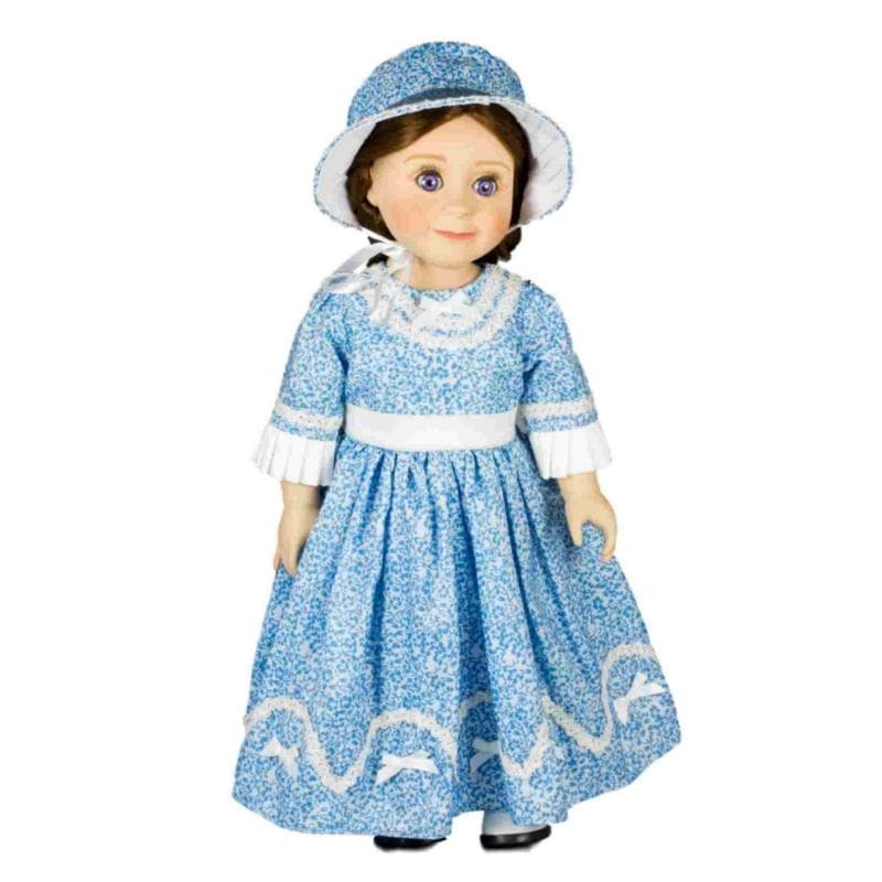 blue doll accessories