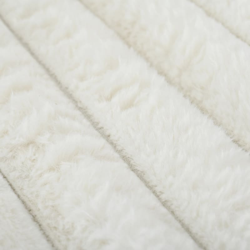 Roomfitters Chaise Lounge Sofa 65.25" Cloud Plush Upholstered Sofa Couch with Two Pillows, Cozy Living Room Furniture