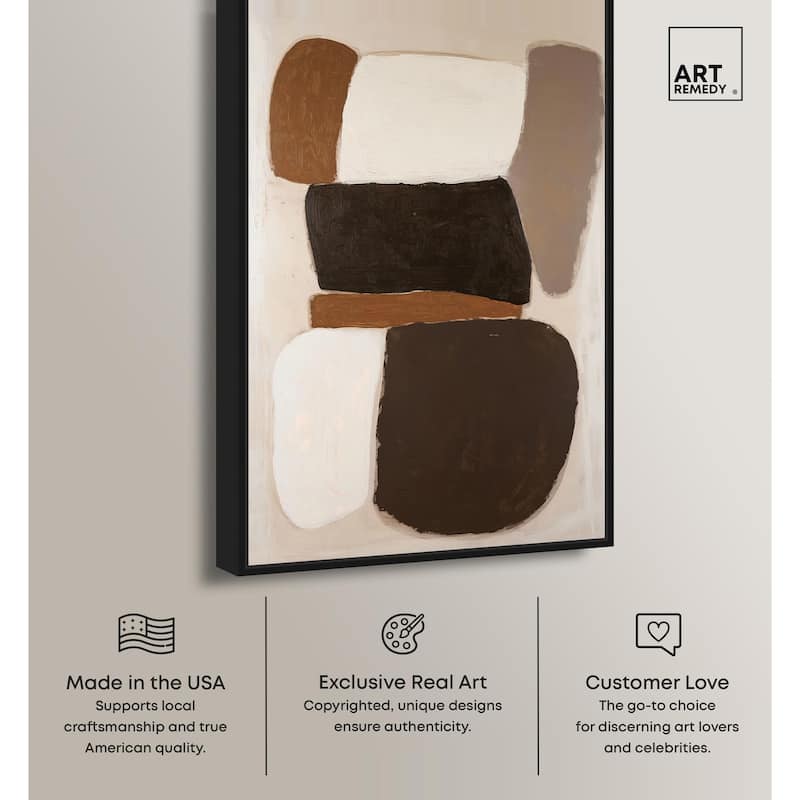Asymmetrical Balance III Canvas by Art Remedy