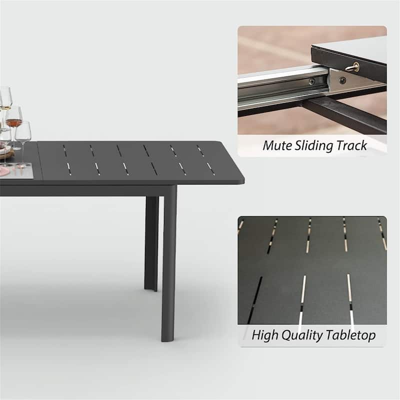 Patio Dining Expandable Table