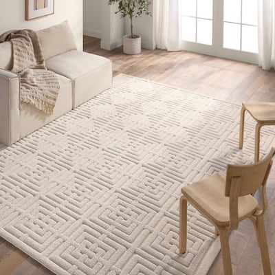 Amente Geometric Cream Rug