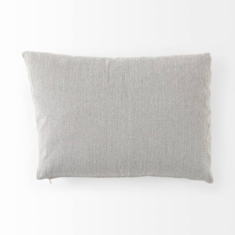 Valence Light Gray Arm Pillow Sectional Piece - 18.11 x0.79 x27.95