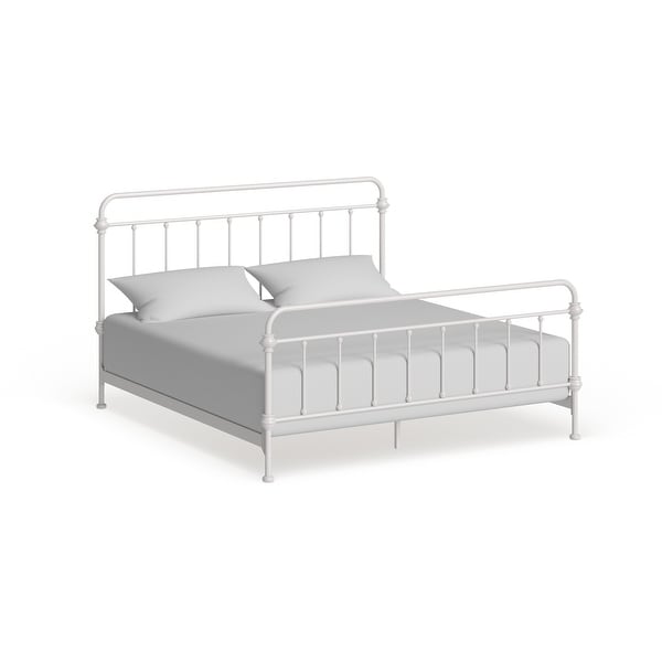 Giselle graceful lines victorian iron metal bed by inspire q classic cheap