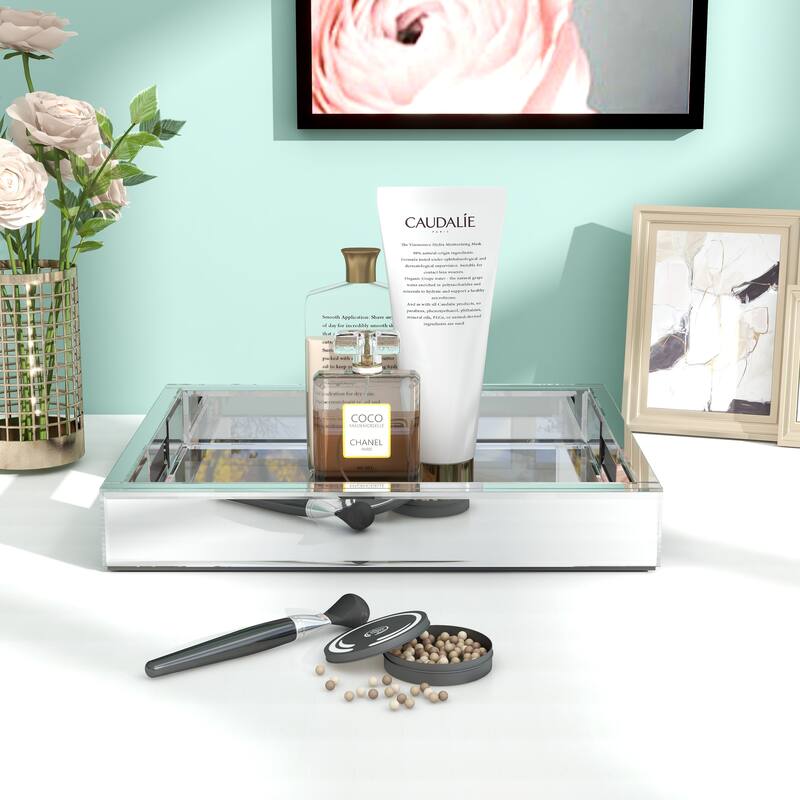 Mirror Glam Tray Decorative Tray