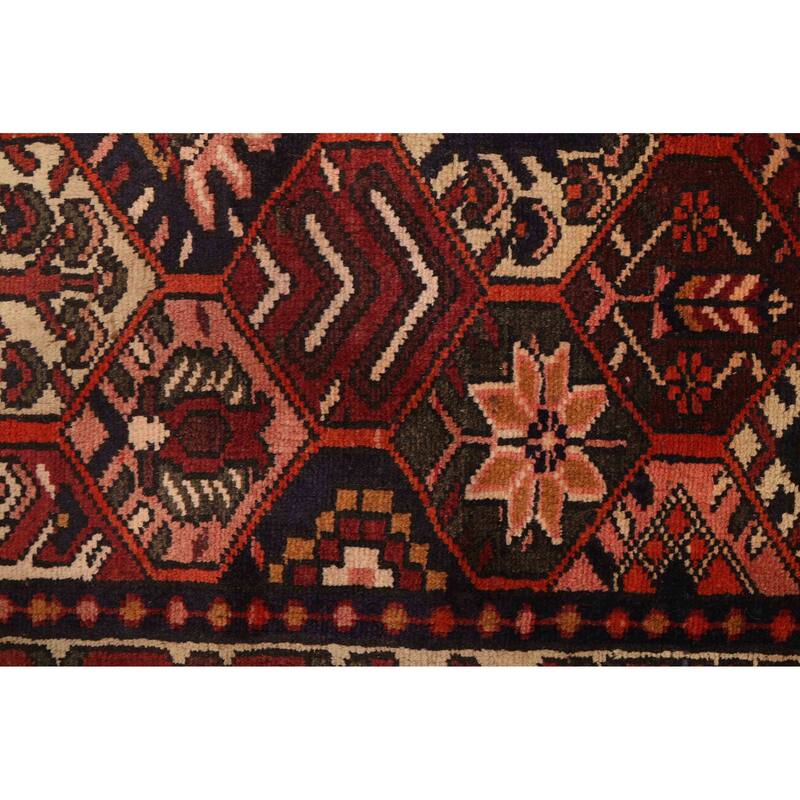 ECARPETGALLERY Hand-knotted Andelz Red Wool Rug - 3'5 x 6'10