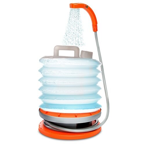 Ivation Portable Outdoor Shower System w/Handheld Showerhead, 10Liter