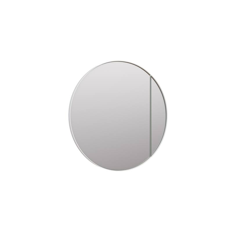 One Door Steel Frame Round Shape Medicine Cabinet