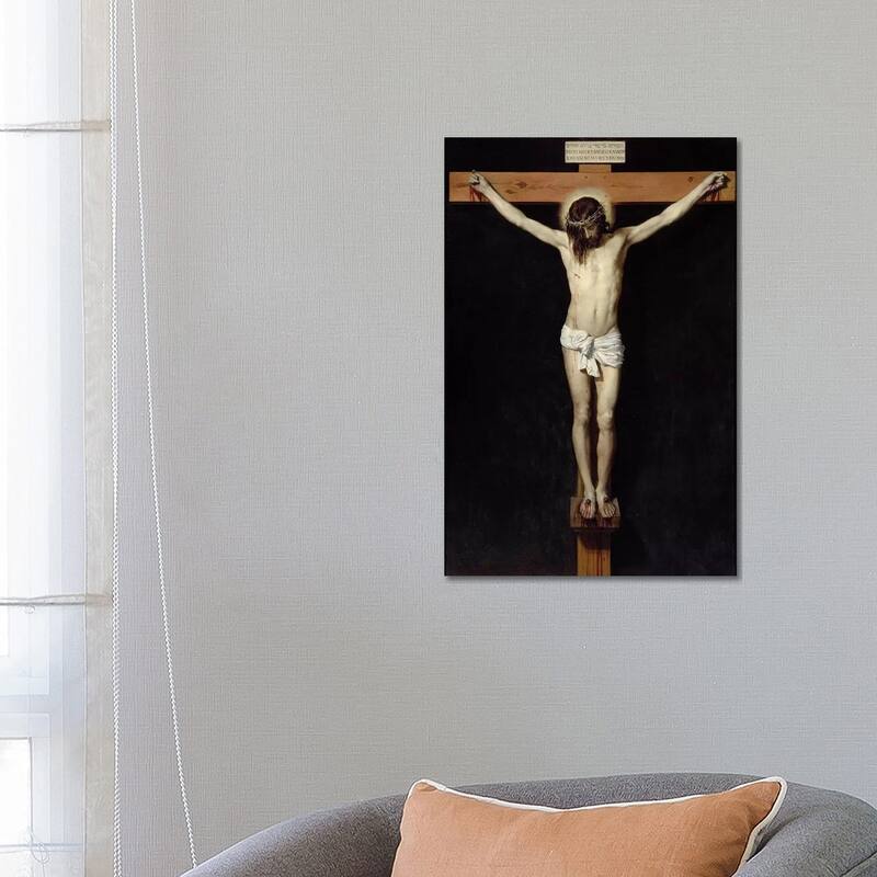 iCanvas "Christ crucifies, 1632" by Diego Rodriguez de Silva y Velazquez Canvas Print - 26x18x1.5