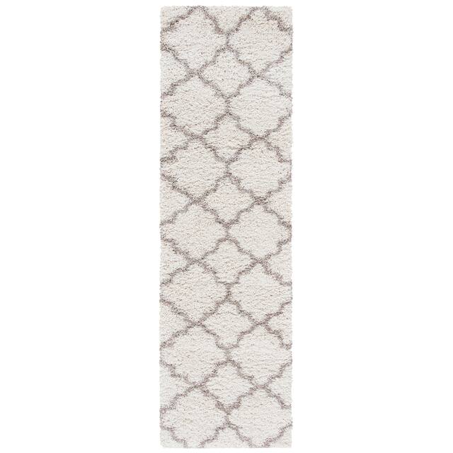 SAFAVIEH Hudson Shag Vitchka Glam Trellis 2-inch Area Rug